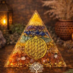 Orgonite Fleur de Vie – Harmonie & Protection