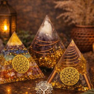 Orgonite Fleur de Vie – Harmonie & Protection