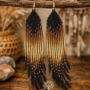 Boucles d’oreilles Bohème Ethnique — Élégance Sauvage