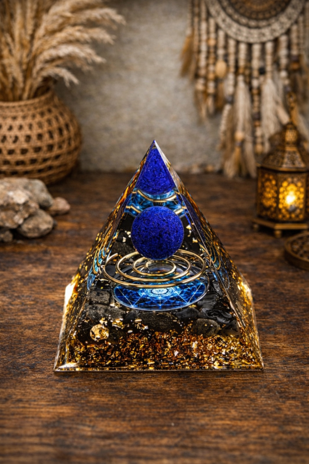 Orgonite Lapis-Lazuli — Énergie d’Élévation & Harmonie Intérieure
