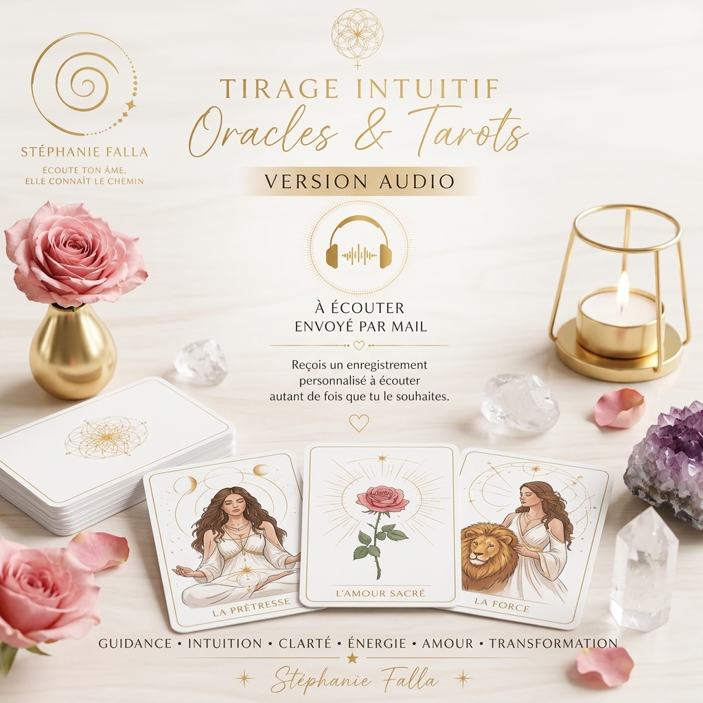 Tirage intuitif Oracles & Tarots / version Audio